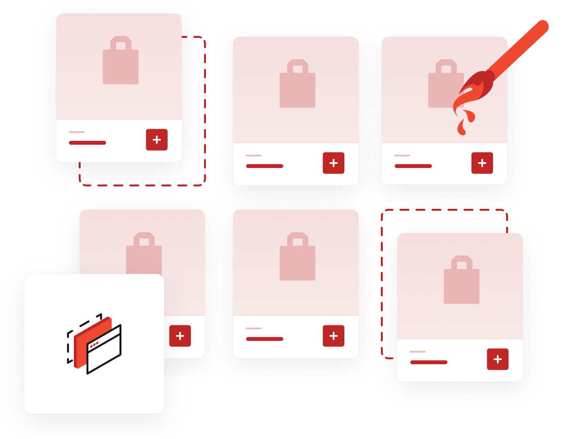 Site Builder -  Creating an impressive online store is effortless