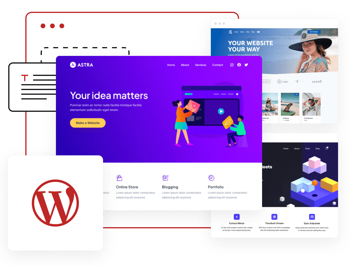 WordPress Hosting - Over 10,000+ WordPress themes